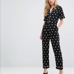 ASOS Warehouse Floral Jumpsuit